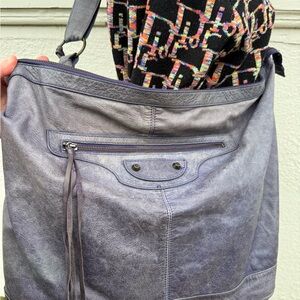 XL city moto motorcycle purple crossbody Bag